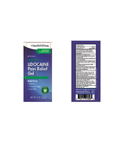 Label (92 59156 1225 Label Btl Lidocaine Burn Gel For Dailymed)